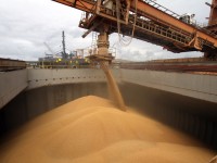 Fila de navios de soja cresce nos portos do Brasil com estímulo do câmbio