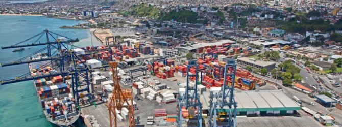 Exportações sobem mais de 11% no terminal de contêineres de Salvador